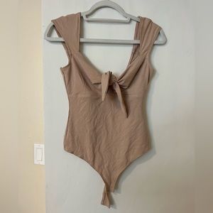 Lulus Tan Bodysuit